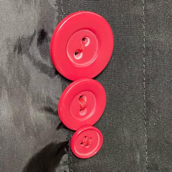 Forecaster Sport Red Medium Length Light Spring Jacket Black Contrast XL - Picture 13 of 16